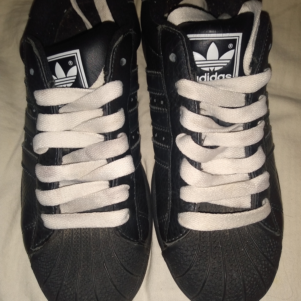 Adidas Black and White Sneakers